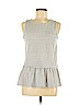 Ann Taylor LOFT Outlet 100% Cotton Gray Tank Top Size M - photo 1