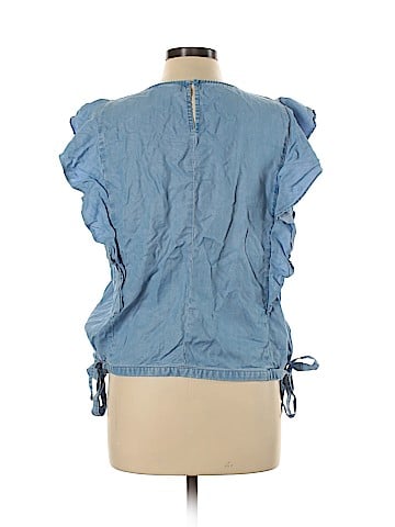 Ann Taylor LOFT Outlet Short Sleeve Blouse (view 2)