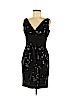 London Times 100% Nylon Black Cocktail Dress Size 8 (petite) - photo 1