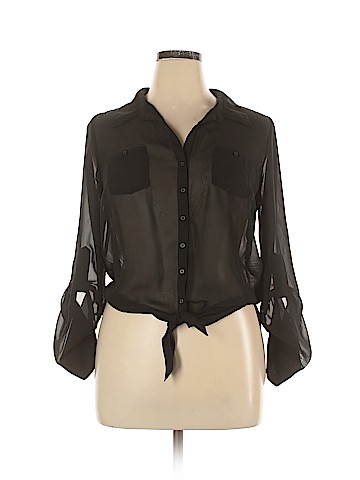 L.e.i. Long Sleeve Blouse (view 1)