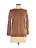 Banana Republic 100% Merino Extra Fine Wool Brown Wool Pullover Sweater Size M (petite) - photo 1