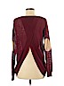 L Love Burgundy Pullover Sweater Size Med - Lg - photo 2