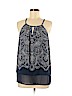 Sam Edelman 100% Polyester Blue Sleeveless Blouse Size M - photo 1
