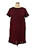 Ann Taylor LOFT Red Casual Dress Size 16 - photo 1