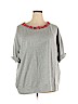 Halogen Gray Short Sleeve Top Size 3X - photo 1