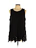 Alfani Black Sleeveless Blouse Size L - photo 1
