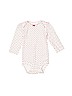 Carter's 100% Cotton White Long Sleeve Onesie 9-12 MO / 12 MO - photo 1