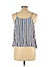 Hem & Thread 100% Rayon Blue Sleeveless Blouse Size L - photo 2