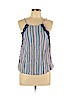 Hem & Thread 100% Rayon Blue Sleeveless Blouse Size L - photo 1