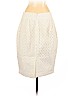 Ann Taylor LOFT 100% Cotton White Casual Skirt Size 8 - photo 2