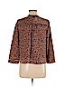 Point Sur 100% Silk Tan Long Sleeve Silk Top Size M - photo 2