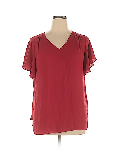 Ann Taylor LOFT Short Sleeve Blouse (view 1)