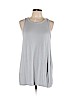 Lou & Grey Gray Sleeveless Top Size L - photo 1