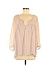 American Eagle Outfitters Tan 3/4 Sleeve Top Size XL - photo 1