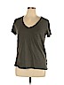 Universal Thread 100% Cotton Green Short Sleeve T-Shirt Size XL - photo 1