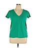 A New Day 100% Cotton Green Short Sleeve T-Shirt Size XL - photo 1