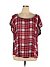 Torrid 100% Polyester Red Short Sleeve Top Size 1X Plus (1) - photo 1