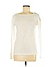Ann Taylor LOFT 100% Cotton Ivory Long Sleeve Top Size M - photo 1