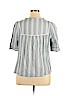 Knox Rose 100% Cotton Blue Short Sleeve Blouse Size XL - photo 2