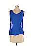 Vizio U.S.A. 100% Polyester Blue Sleeveless Blouse Size S - photo 1