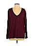 Banana Republic Burgundy Long Sleeve Top Size L - photo 1