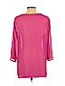 MICHAEL Michael Kors 100% Polyester Pink 3/4 Sleeve Blouse Size L - photo 2