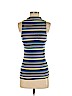 Calliope Blue Sleeveless Turtleneck Size S - photo 1