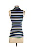 Calliope Blue Sleeveless Turtleneck Size S - photo 2