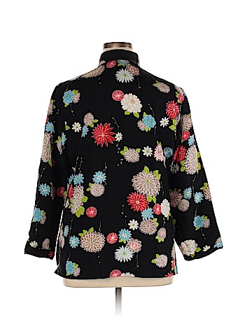 Silkland Long Sleeve Silk Top (view 2)