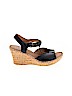 Born Handcrafted Footwear Black Wedges Size 8 - photo 1