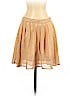 Old Navy 100% Polyester Yellow Casual Skirt Size S - photo 1