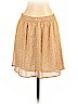 Old Navy 100% Polyester Yellow Casual Skirt Size S - photo 2