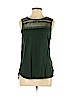 H&M 100% Viscose Green Sleeveless Top Size M - photo 1