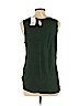 H&M 100% Viscose Green Sleeveless Top Size M - photo 2