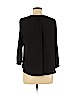 Lush 100% Polyester Black Long Sleeve Blouse Size M - photo 2