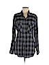 Sanctuary 100% Rayon Black Long Sleeve Button-Down Shirt Size M - photo 1