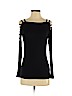 Solemio Black Long Sleeve Top Size S - photo 1