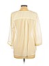Daniel Rainn 100% Polyester Ivory Long Sleeve Blouse Size L - photo 2