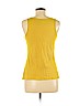 INC International Concepts Yellow Sleeveless Top Size M - photo 2