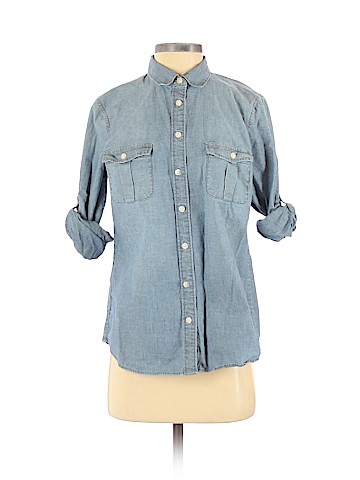 J. Crew Factory Store Long Sleeve Button-Down Shirt (view 1)