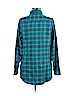 FourSquare 100% Polyester Blue Long Sleeve Button-Down Shirt Size M - photo 2