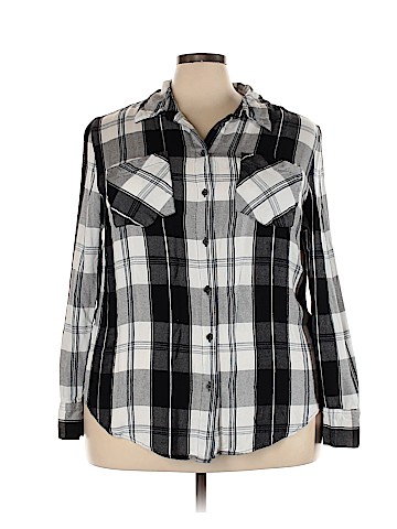 Lane Bryant Long Sleeve Button-Down Shirt (view 1)