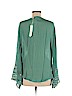 By Together Green Long Sleeve Blouse Size M - photo 2