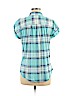 French Laundry 100% Polyester Blue Short Sleeve Blouse Size M - photo 2