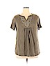 White Stag Green Short Sleeve Top Size 1X - photo 1