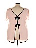 Heart Soul 100% Polyester Pink 3/4 Sleeve Blouse Size 3X - photo 2