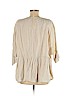 Rachel Comey 100% Linen Tan 3/4 Sleeve Blouse Size 6 - photo 2