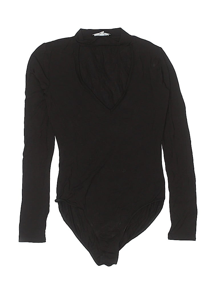 Pre-owned Kendall & Kylie Bodysuit In Black