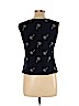 Casual Corner Blue Sleeveless Top Size L - photo 2