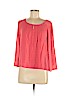 Skies Are Blue 100% Rayon Pink Long Sleeve Blouse Size M - photo 1